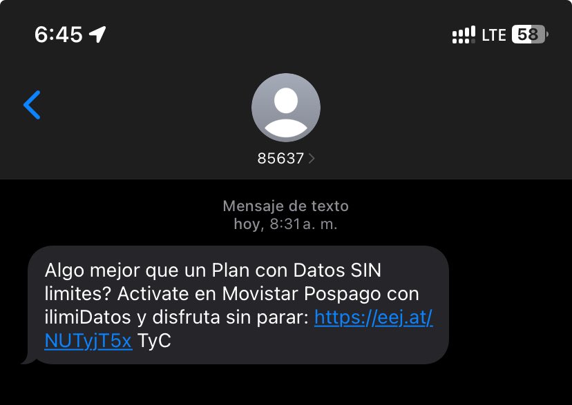 uancamilo's tweet photo. @CRCCol como denunciar a empresas que siguen ofrendas sus servicios indiscriminadamente sin tener en cuenta que mis numero están declarados en el registro de números excluidos. @MovistarCo https://t.co/HaldkVdxEh