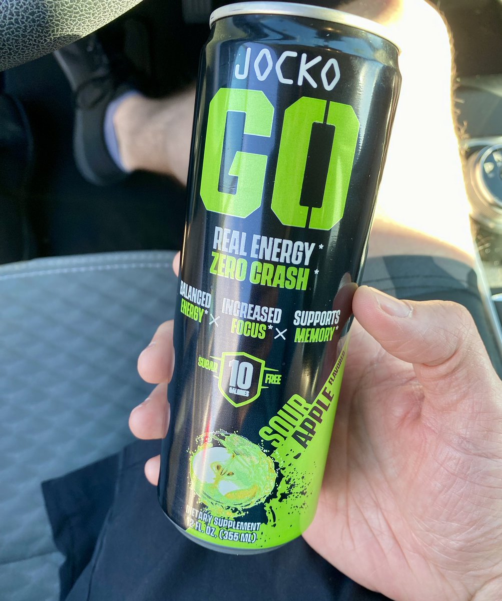 Best energy drink on the market and it isn’t even close @jockofuel