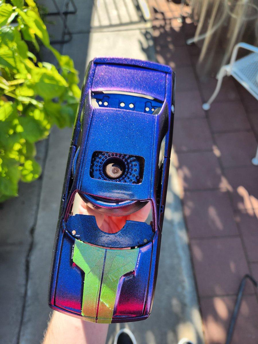 CrisMontano1's tweet photo. @FrogTape I used your product for the first time on one of my model cars. Iused it to mask the stripes on my model. came out really good awesome product works great for model painting. 👍 https://t.co/fyXwFMI9wh