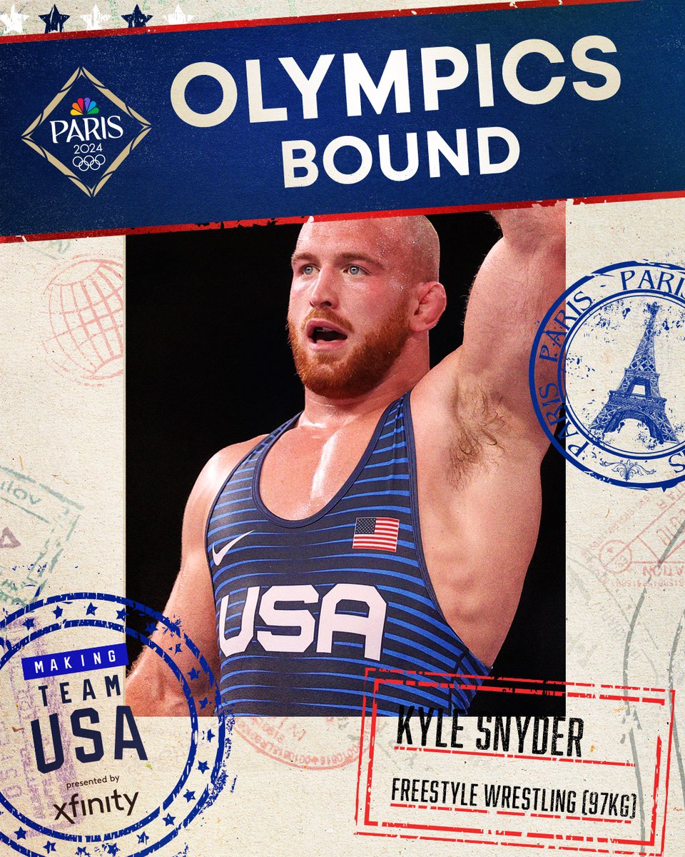 Kyle Snyder extends his streak as the U.S. 97kg representative at every Olympics and world championships since 2015! #WrestlingTrials24