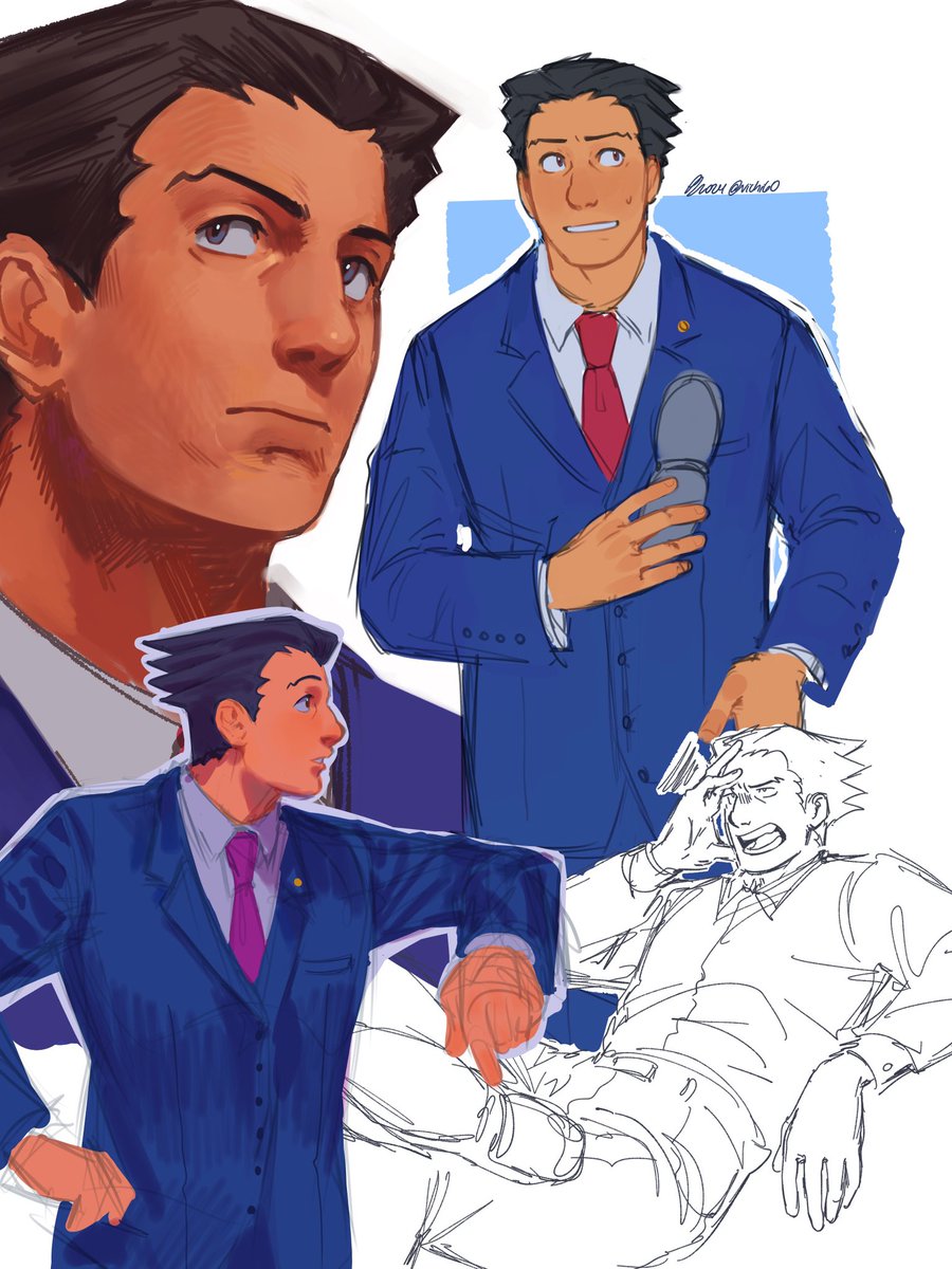 I bring you the guy ever: Phoenix Wright himself #aceattorney