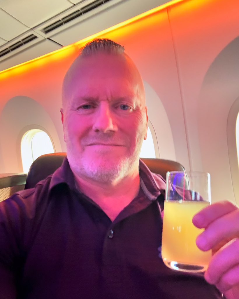 Cheers 🥂! On board my flight to London! It’s going to be a great week supporting our Hiring Our Heroes career summits in the UK and Germany! Let’s go! Boom 💥! @hiringourheroes