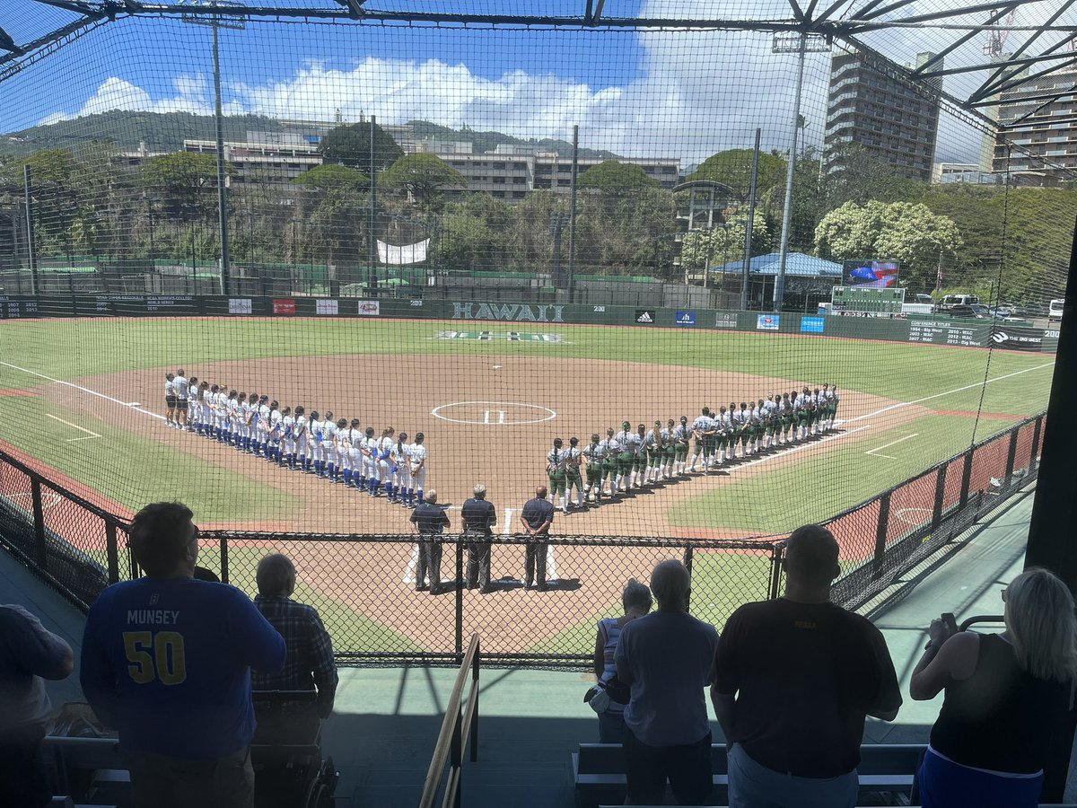 Play ball! #HawaiiSB vs Cal State Bakersfield