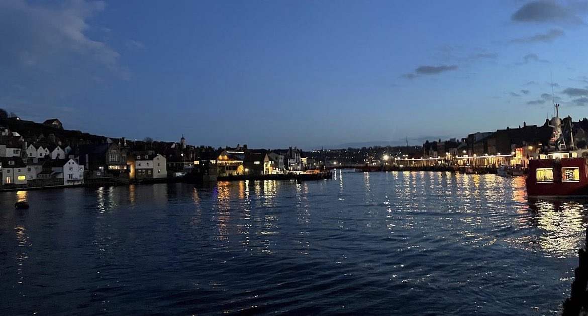 Whitby at night