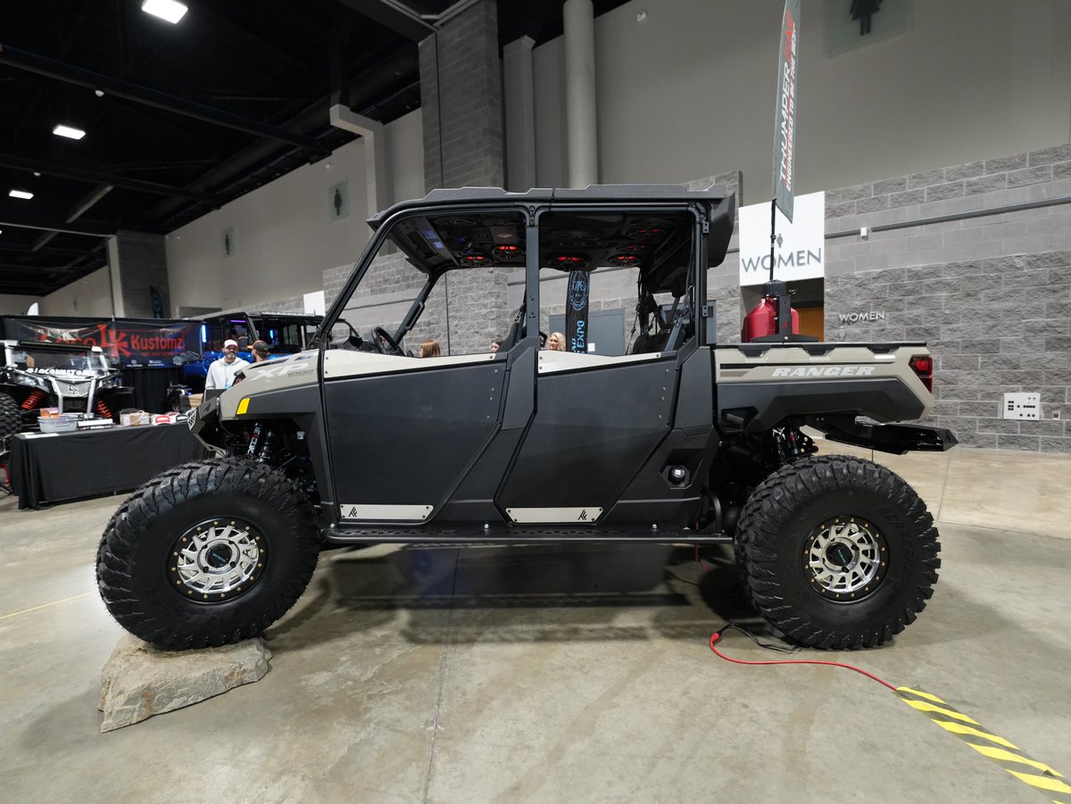 Thumper Fab Polaris Ranger Half Doors are constructed from solid steel from top to bottom.

 #ThumperFab #PolarisRanger #HalfDoors #OffroadLife #UTVAccessories