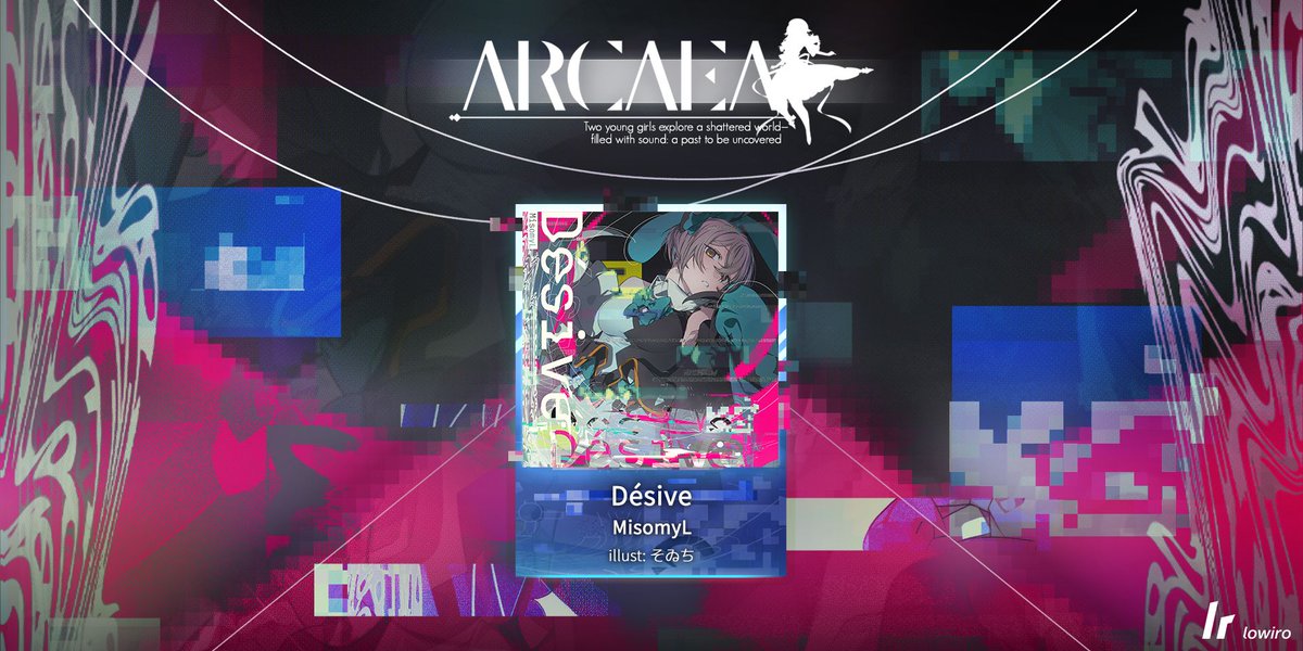 Can you say you were born 'for' something? They were born to fly beside her. But, that means so little... It's not about what one was 'born to do'. It's about what you mean, to one another. A new song arrives in v5.6 of Arcaea: 'Désive' by MisomyL #arcaea