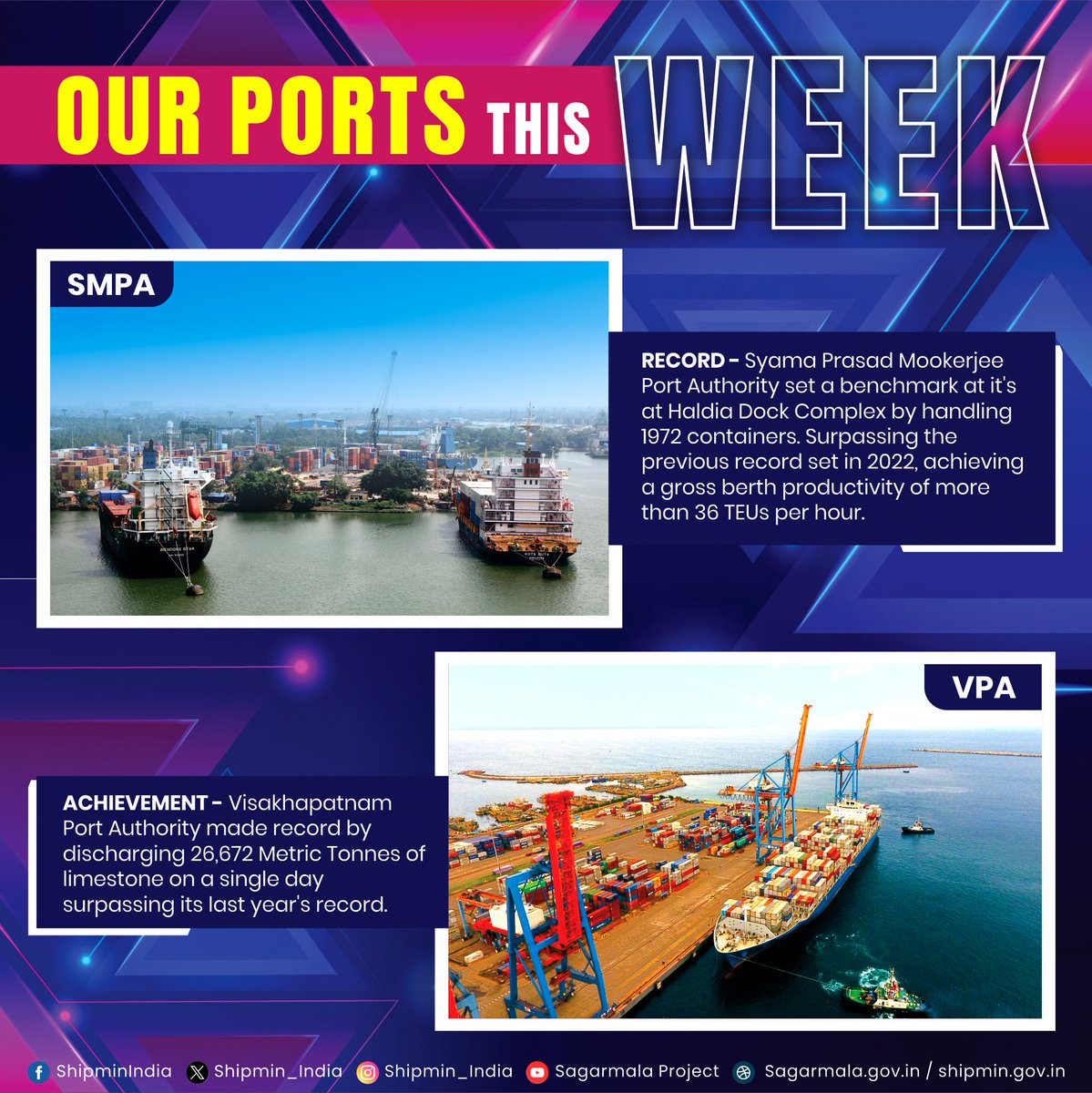 #OurPortsThisWeek