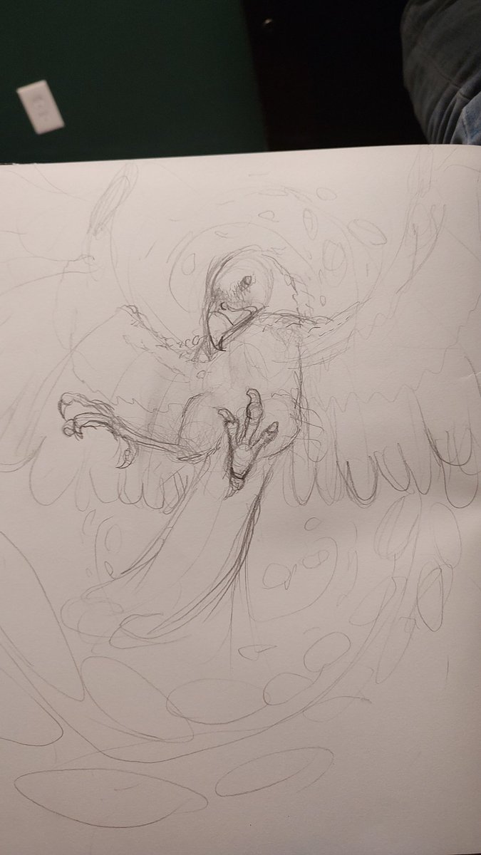 Meto44831472's tweet photo. I thought I'd draw a bird; here's a bird, I like birds, so take this bird!

Couldn't find my eraser so a few things are a little off but I like it 

Birbbbb https://t.co/pN6Qe83Nuh