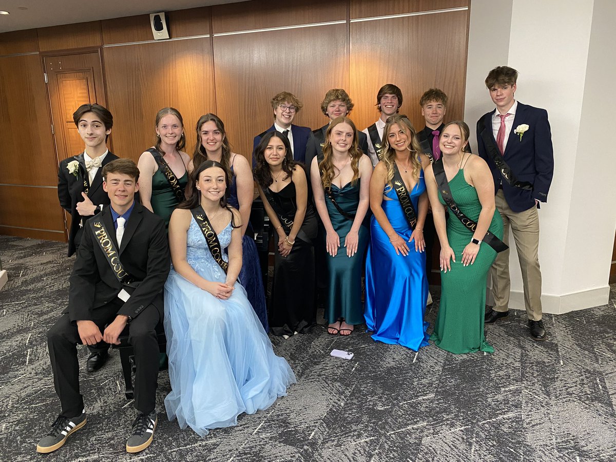 Burke Prom 2024 🖤💛 Congratulations to everyone on the court and to Caden Logeman and Ava Whalen as King and Queen 🖤💛 #WeAreBurke