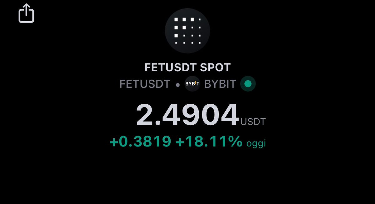 60% up $FET ✍️