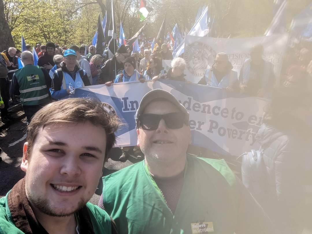 ☀️ It was fantastic to be in Glasgow today for the #BelieveInScotland March and Rally. 📢 Independence isn't about any cult of personalities or political party. 🏴󠁧󠁢󠁳󠁣󠁴󠁿 It's clear our movement still stands strong !