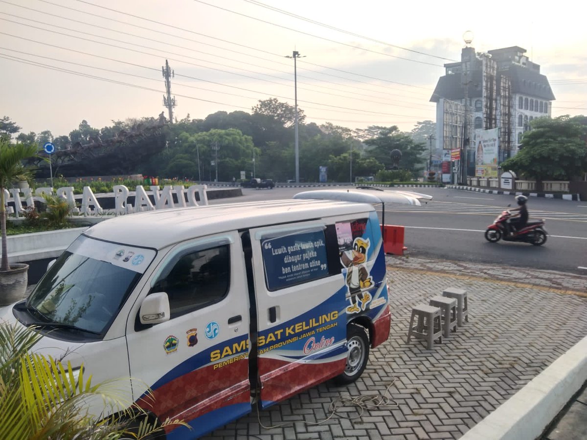 Di pagi yang cerah ini, Samsat Minggu Pagi hadir untuk melayani pembayaran Pajak Kendaraan 1 Tahunan. Berlokasi di depan Perpustakaam Umum Daerah Kabupaten Boyolali (Remen Maos) mulai pukul 06.30 - 09.00 🙏

#BAPENDAJATENG
#SAMSATBOYOLALI
#InfoBoyolali