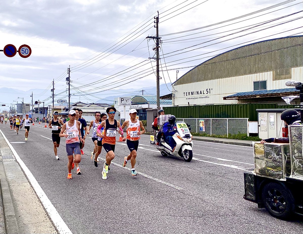 #長野マラソン
まずまずのマラソン日和