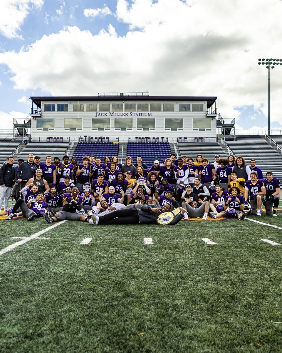 AshlandFB's tweet photo. ‼️PURPLE TEAM WINS‼️ The purple team won the 2024 Spring Game with the final score of 14-6. Congrats guys! 🦅 https://t.co/5XDQOmGZVV
