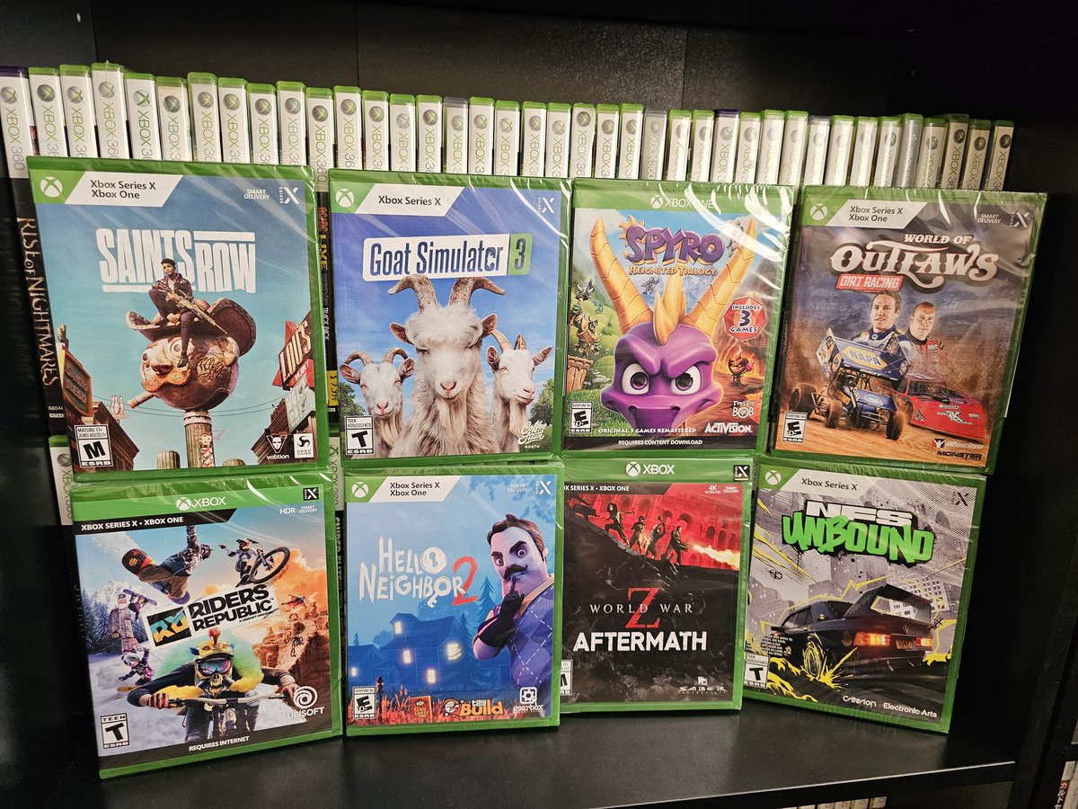 Cheevo_Guides's tweet photo. Walmart has a TON of Xbox Games on sale right now. I got all of these for $5 each. ($40+ tax)
#XboxCollection https://t.co/uSAS0dQdkV