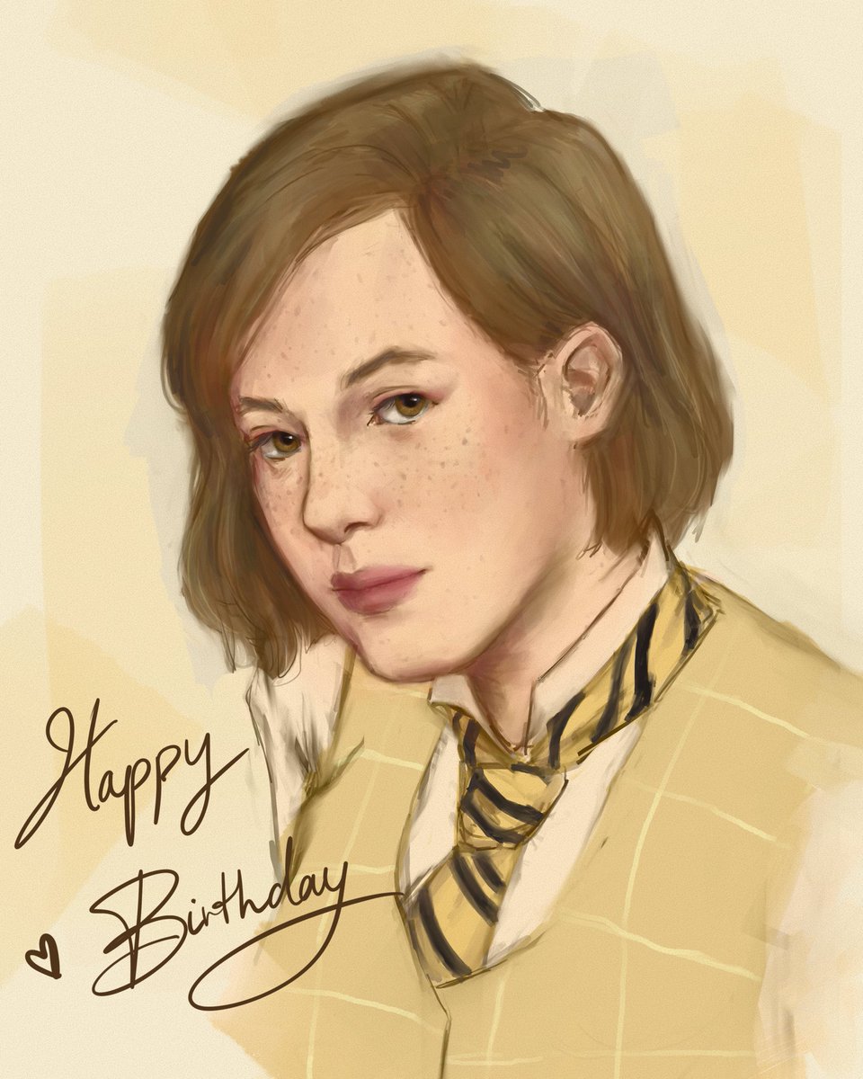 Happy (late) Birthday to little April! the hufflepuff sweetheart belongs to @pixie___dustss 🤲🏻💛💞