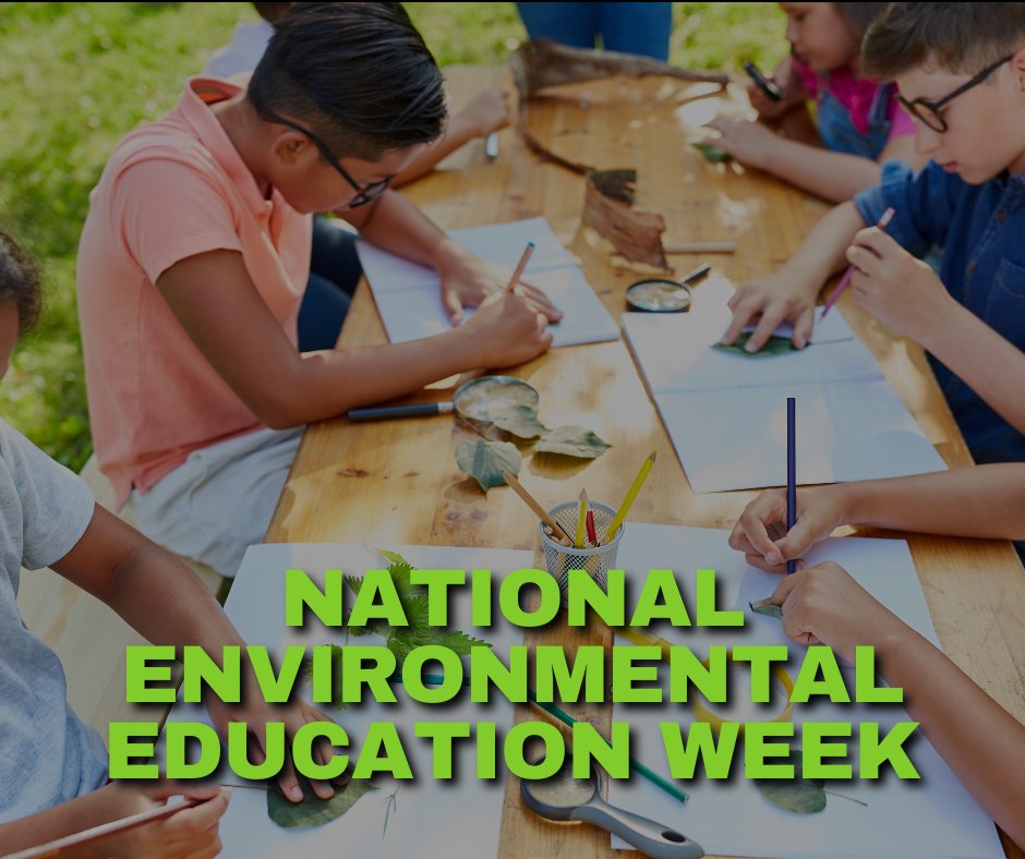 National Environmental Education Week is all about saving the planet! Let's teach the next generation how to be environmentally responsible.
