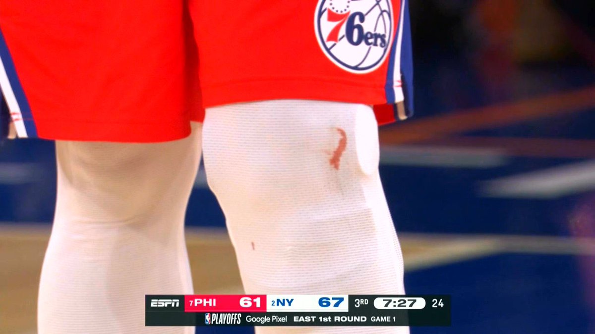 Beastbr00k0's tweet image. How is Joel Embiid still in the game? 

I’m officially a Embiid fan now. Warrior