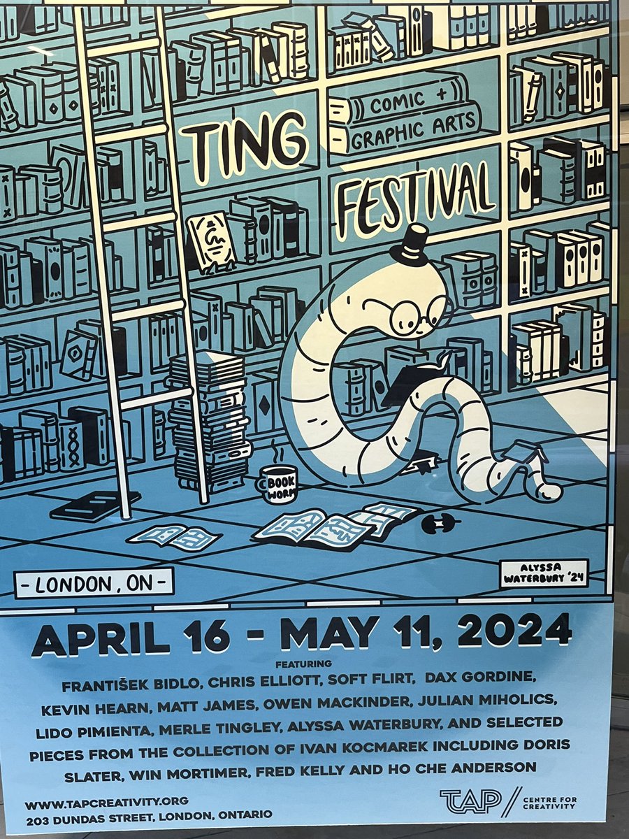 strosow's tweet image. This evening I attended the Ting Festival opening at the @tapcreativityon. Lots of wonderful historic and contemporary displays. Full program for the festival running until May 11th at londontourism.ca/events/2024-ti…