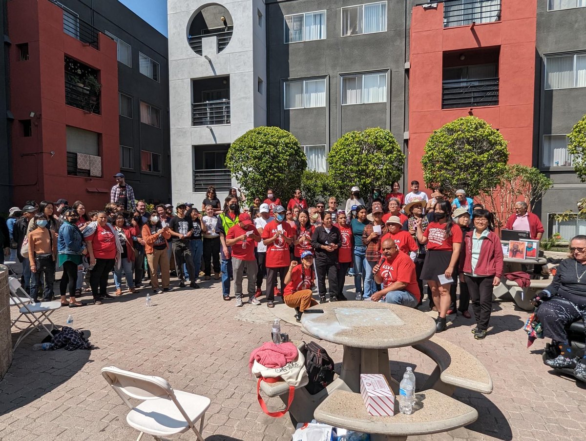 What a coincidence — the Hillside Villa tenants were in Chinatown this morning for a conversation about @LAHD___ and your shameful support for landlords! 

@hillside_villa @ccedLA