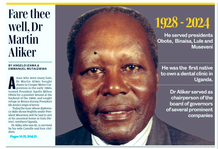 This Sunday, East Africa lays to rest 2 of its gallant sons; 
#LifeLessons
Let's live our life to try to be a good example and a positive influence on someone's life.
#RIPGeneral
#RIPDoc