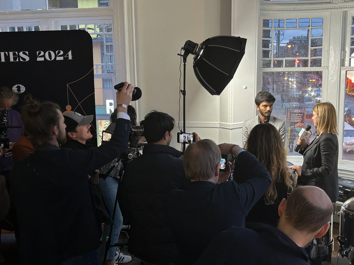 ChessMike's tweet image. For the first time in 6 years we have a new sole leader at the Candidates.