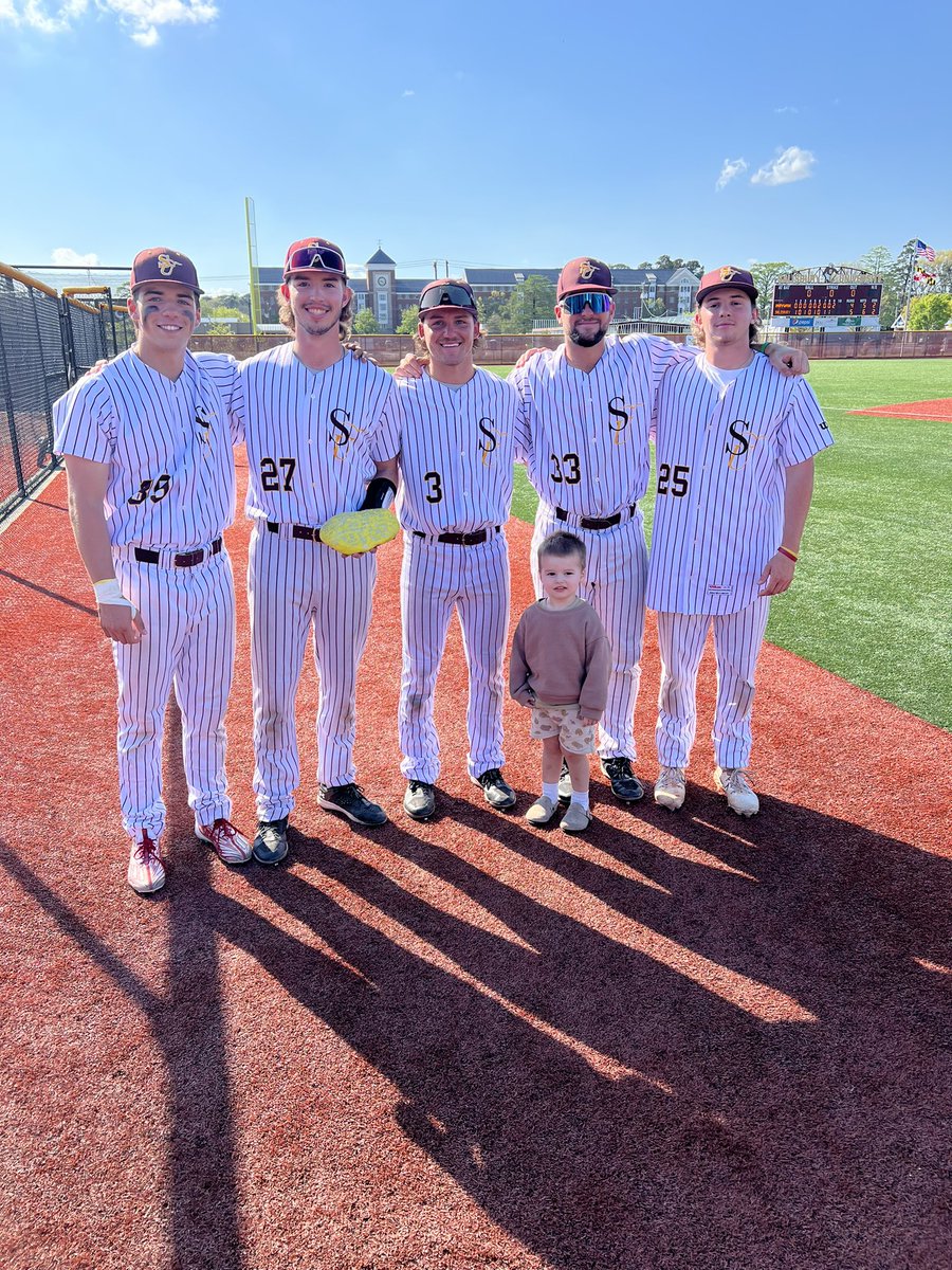 Today’s 🪨 of <a href="/SalisburyBB/">Salisbury Baseball</a> victory over Mary Washington are <a href="/WaireTrent/">Trent Waire</a> <a href="/AlexCraig26/">Alex Craig</a> <a href="/maxehrhardt8/">Max Ehrhardt</a> Callum Stafford <a href="/timpetro10/">Tim Petrucelli</a> and <a href="/EthanHirsch_2/">Ethan Hirschfeld</a> #GoGulls #GullPileU <a href="/SUSeaGulls/">Salisbury Athletics</a> <a href="/ABCA1945/">ABCA</a>