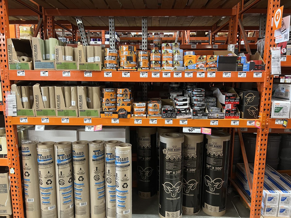 New tape bays now set in stores. Excited about how Gorilla tape is represented in the bay. Always #GorillaTough