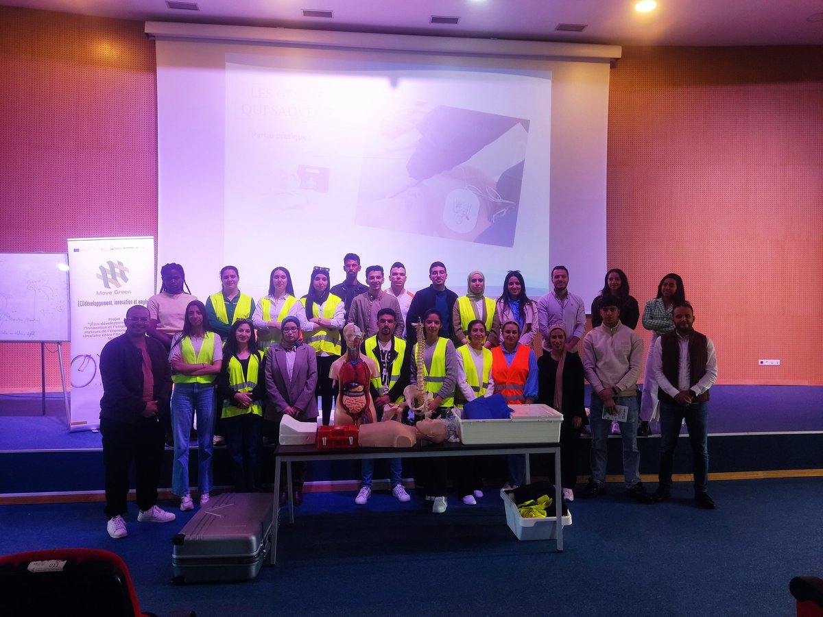 📌Ce samedi 19 avril, s’est déroulée la dernière journée de la formation du projet “#MOVEGREEN ” à Tanger, la prochaine formation aura lieu à Ben Guerir la semaine prochaine à partir du lundi 22 avril.
#FAMSI #CLANER #ANMAR