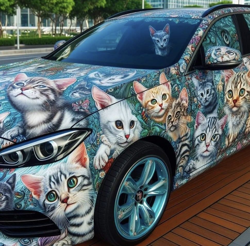 New whip😹😹 #Caturday