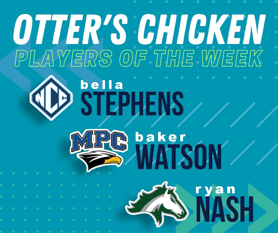 Congratulations to our Kennesaw Players of the Week! Enjoy your FREE meal at Otter’s! 🎉