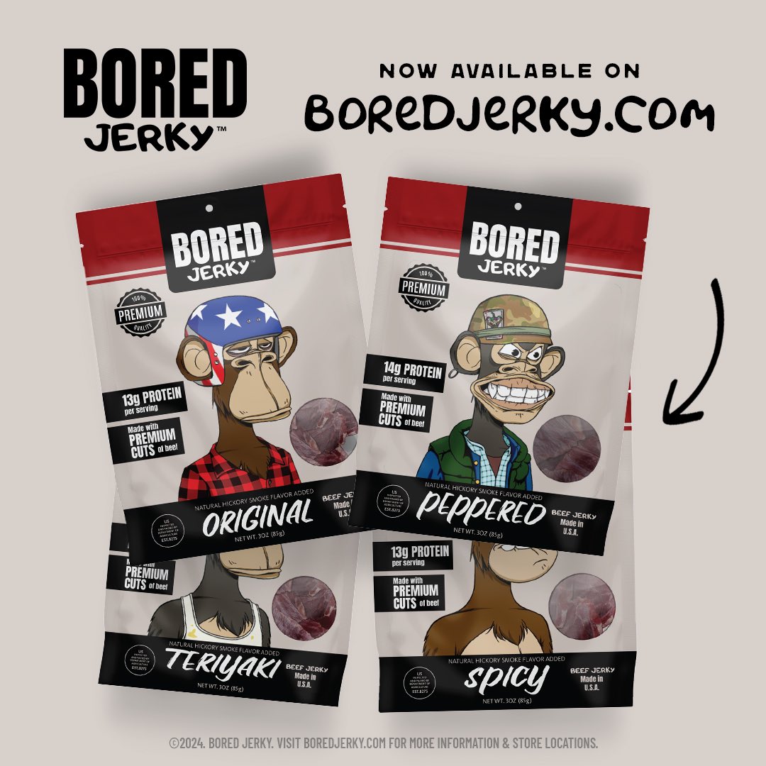 Now available on boredjerky.com 🐄