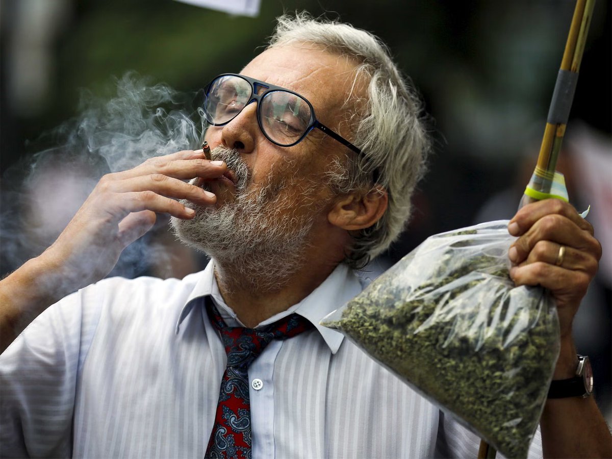 🚨STUDY: GET HIGH TO STAY SHARP?! CANNABIS LINKED TO LOWER RISK OF COGNITIVE DECLINE

Recreational cannabis use may reduce the risk of cognitive decline by 96%, according to findings in the journal Current Alzheimer Research.

Researchers analyzed nearly 4,800 U.S. adults aged 45