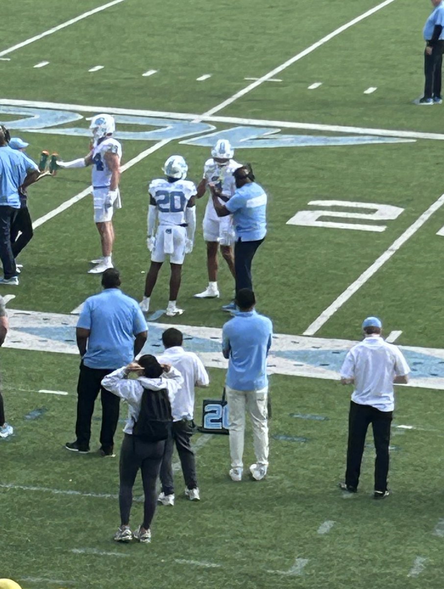 It was fun watching @malcolmziglar play in his 1st @UNCFootball Spring game. Hard work pays off.