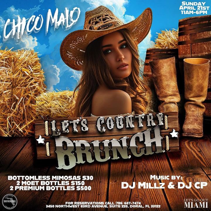 MikePriceman's tweet photo. Country Brunch Sunday at Chico Malo! 🤠🍾 https://t.co/tGHKuD62BG