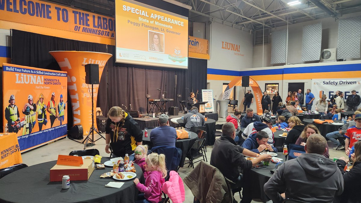 MinnesotaLecet's tweet photo. Thank you LIUNA Minnesota &amp; North Dakota members for joining us today at our Laborers Health and Benefit Fair!  More photos soon at https://t.co/IxNq3mw5qN   #LIUNA members are strong, proud and united! While it was a health fair, we still had a lot of fun with LIUNA families! https://t.co/mWegd1Vcfl