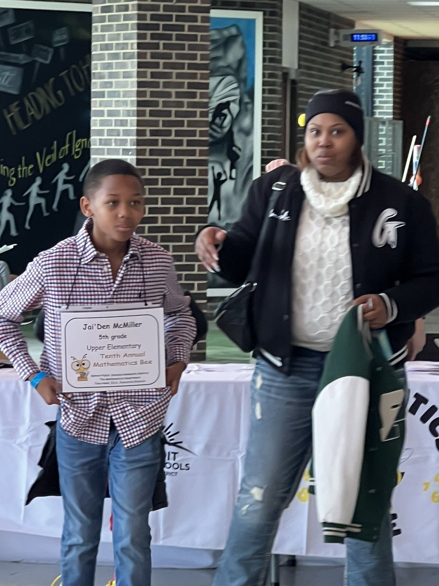 Kudos to our scholars as they competed with confidence at the 10th Annual District Mathematics Bee.