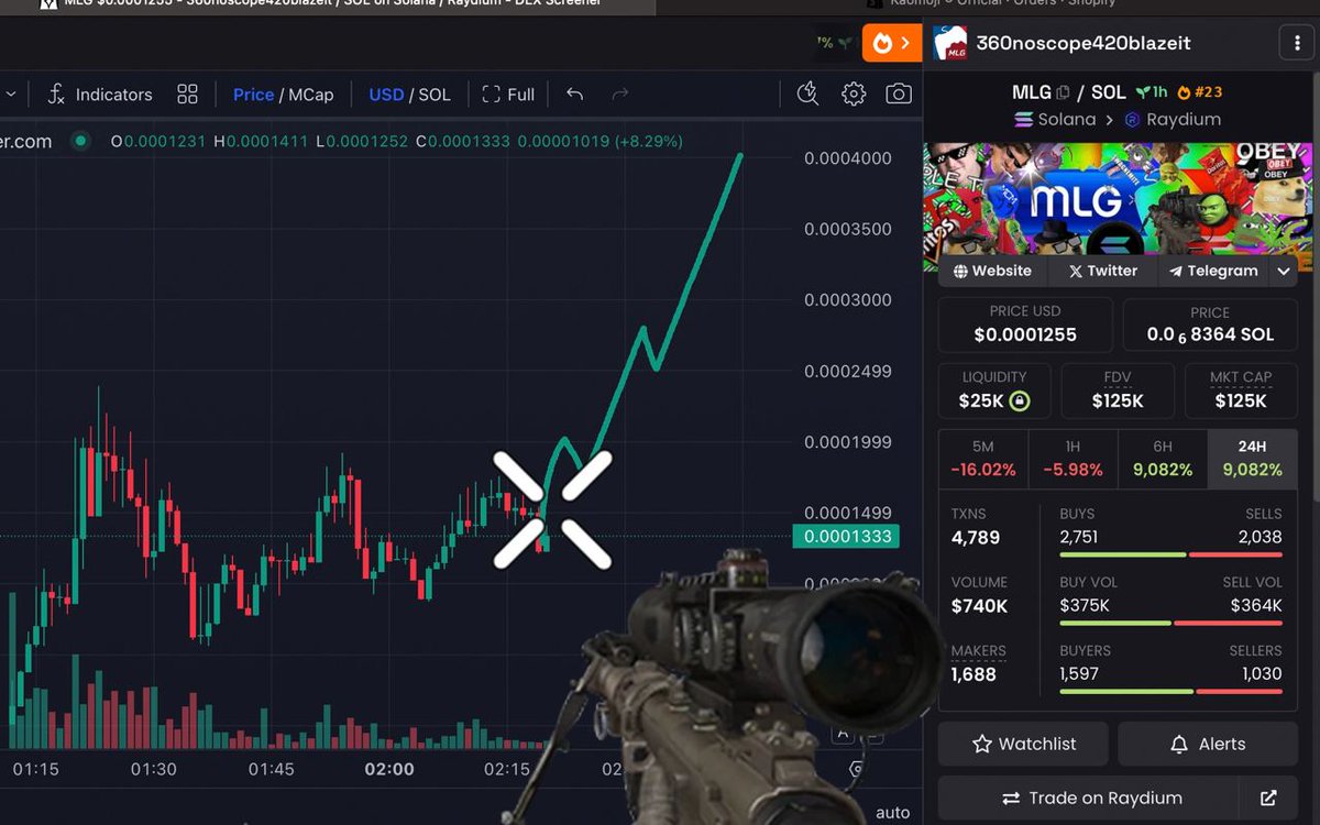 360K MARKET CAP NEXT

$MLG