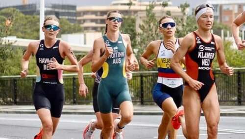 Erica Hawley finishes fantastic fifth in World Triathlon Cup in Australia ow.ly/T9m2105q8G5