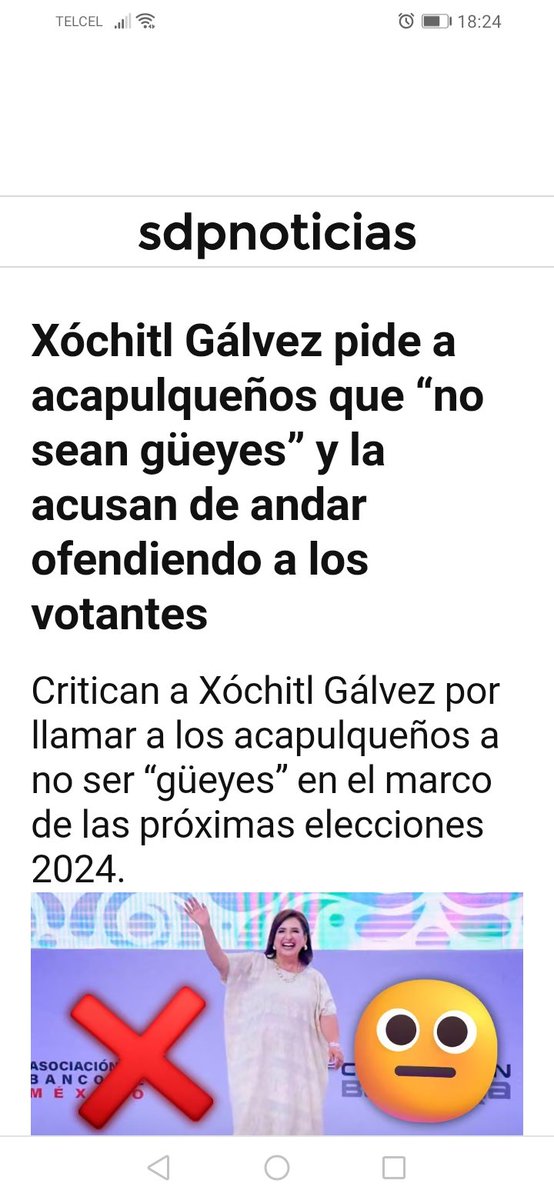 La muy PRIANDEJA insulta a mis hermanos de Acapulco, #NarcoCandidataXochitl69 eres de lo peor 🤔👇