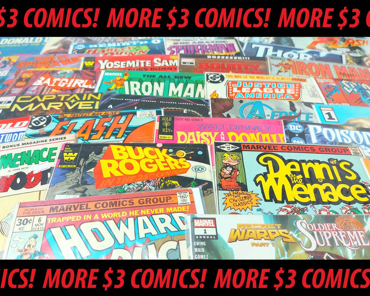 💥 MORE $3 comics added at tinyurl.com/CKC-3dollar! #comickingdomcreative #comickingdomrules #3dollarcomics #discountcomics #comicoldies #comicsforsale