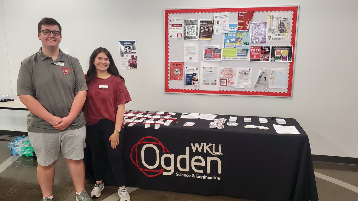 Thank you to our hard working 💪 Student Interns, Nicholas Johnson and Jennifer Rodriguez for helping with the recently concluded ARTP celebration of student research accomplishments. They are awesome!