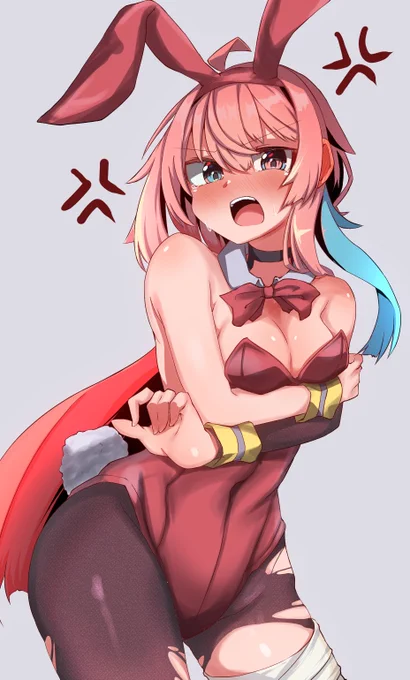 #これを見た人はバニーガールをTLに放流しよう黒バニーと赤バニー 
