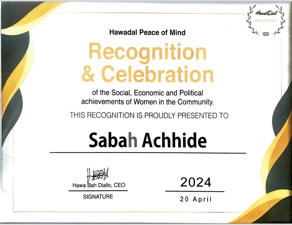 Recognition & Celebration of the Social, Economic and Politixal achievements of Women in Community
