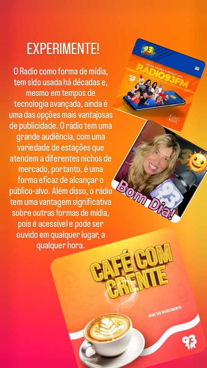 MarciaCartier's tweet photo. Fica aDica @93FmGospel https://t.co/73YPBHAEMM