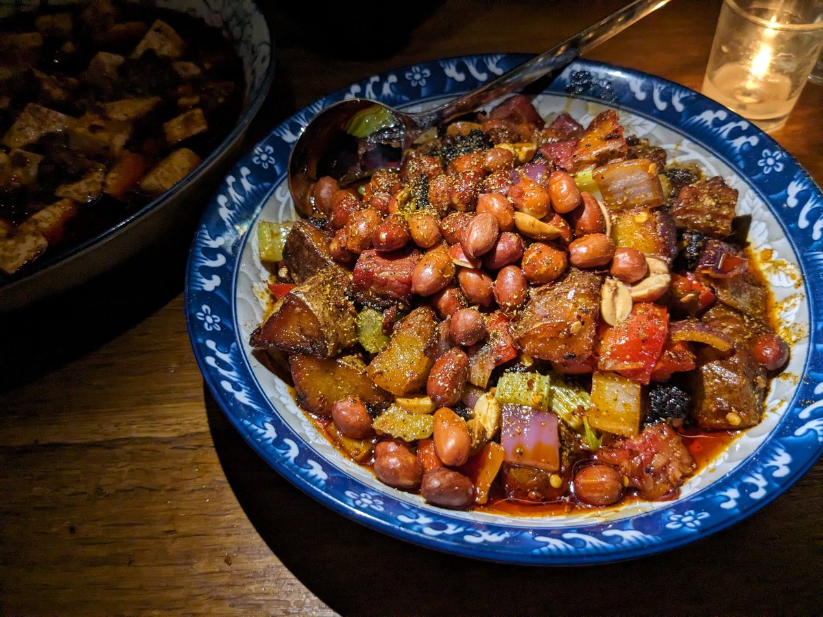 robertsietsema's tweet image. Kung pao pastrami, Mission Chinese