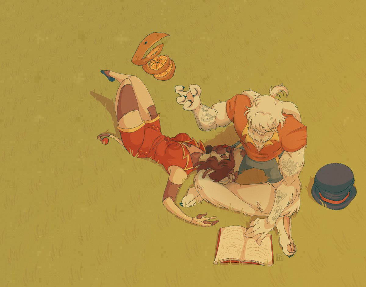 ghostygriff's tweet photo. Summer and Spells ☀️🪄 #ocart #ocs https://t.co/Bn4Tkxr3CI