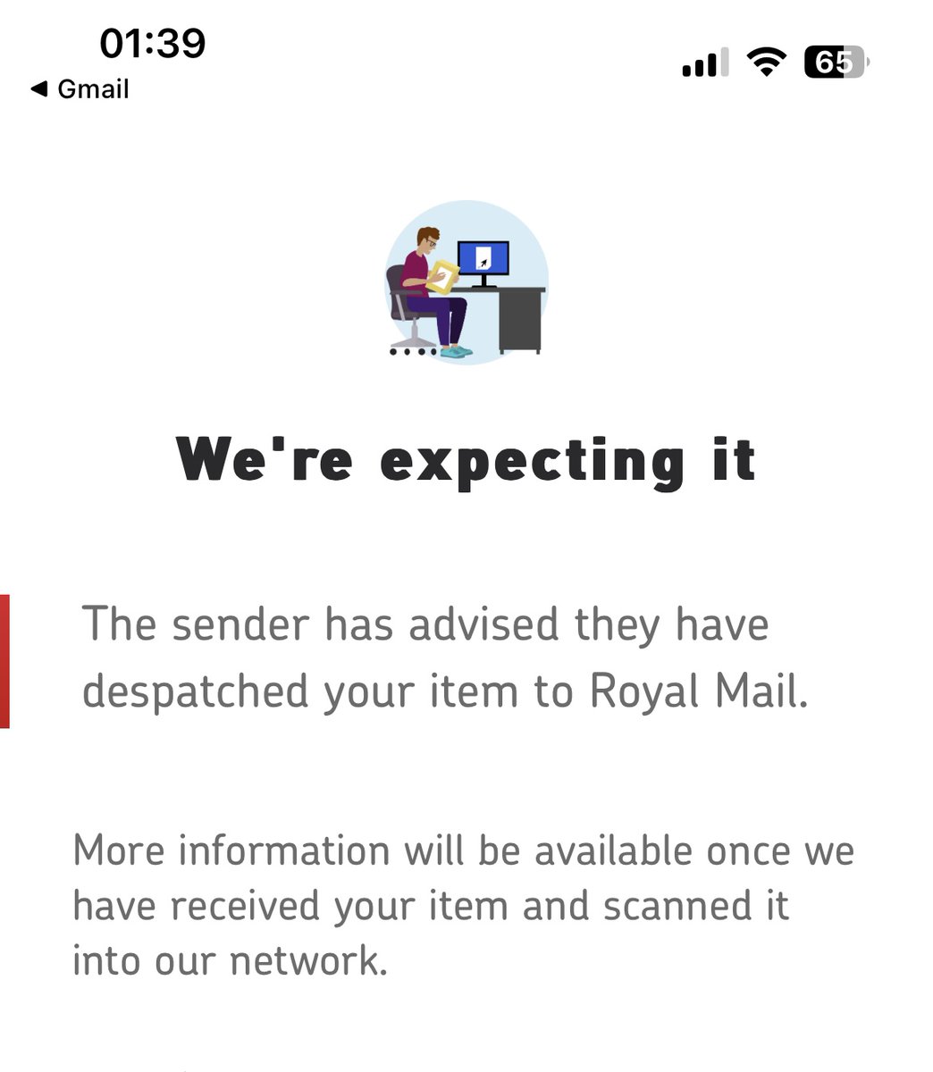 chalamadden's tweet photo. @RoyalMailHelp Been stuck on this since Tuesday now. Not really good enough for a Tracked 48 delivery. Would like to know whats happened to my parcel https://t.co/DTXacsO1g8