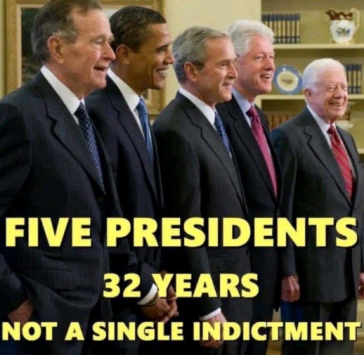 Here are 5 presidents, Republicans and Democrats who all loved their country, and never betrayed the Constitution. Two are war heroes who are not “suckers or losers.” One consoled America after the Oklahoma City tragedy. One was on duty day and night after 9-11. One of them…