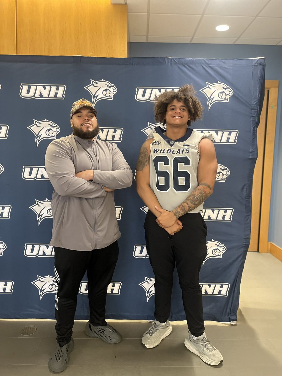 Spending some quality time with my BIG bro !!! @UNH_Football